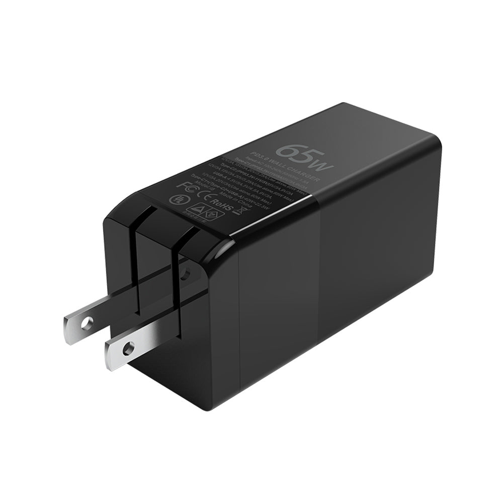 ZEERA 65W Fast Charging PD GaN Wall Charger /Power Adapter for iPhone 14 Pro Max, MacBook Pro,iPad Pro