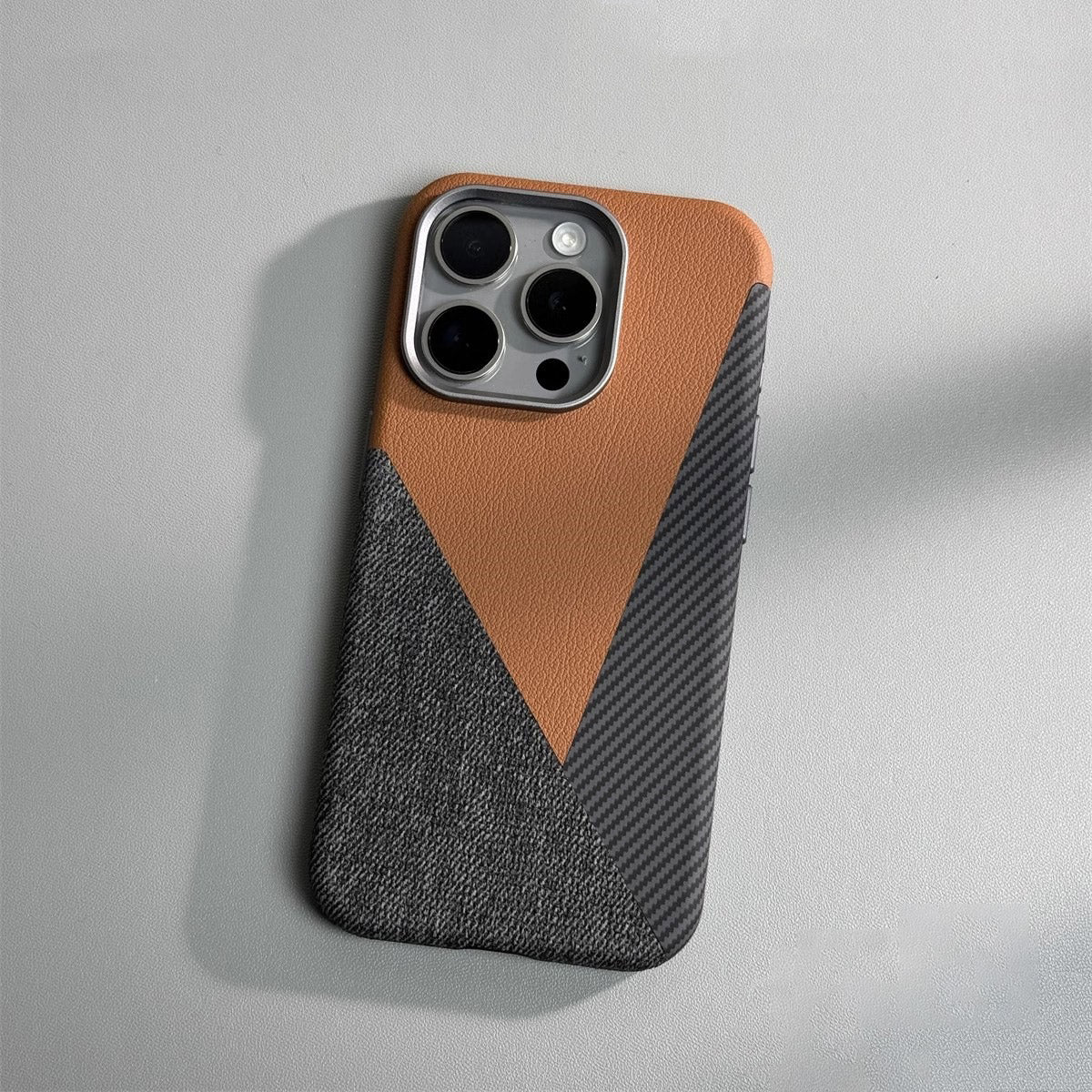 ZEERA MagFusion Pro: The Ultimate MagSafe Case with Leather, Carbon Fiber, and Denim Fusion Texture