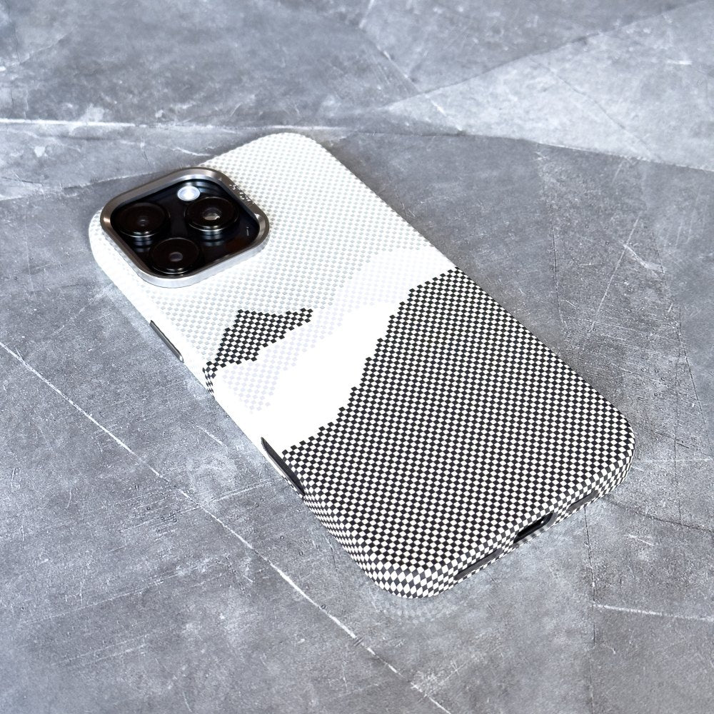 ZEERA MagPixel Pro: Premium MagSafe Case with a Striking Pixel Mountain Design