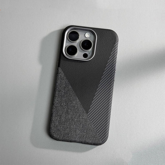 ZEERA MagFusion Pro: The Ultimate MagSafe Case with Leather, Carbon Fiber, and Denim Fusion Texture